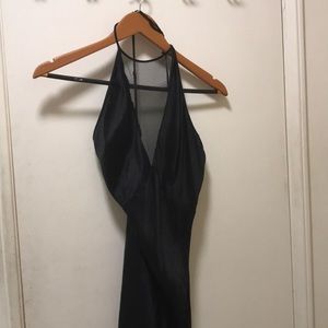 Vs silk slip lace see through